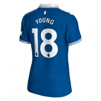 Echipament fotbal Everton Ashley Young #18 Tricou Acasa 2023-24 pentru femei maneca scurta